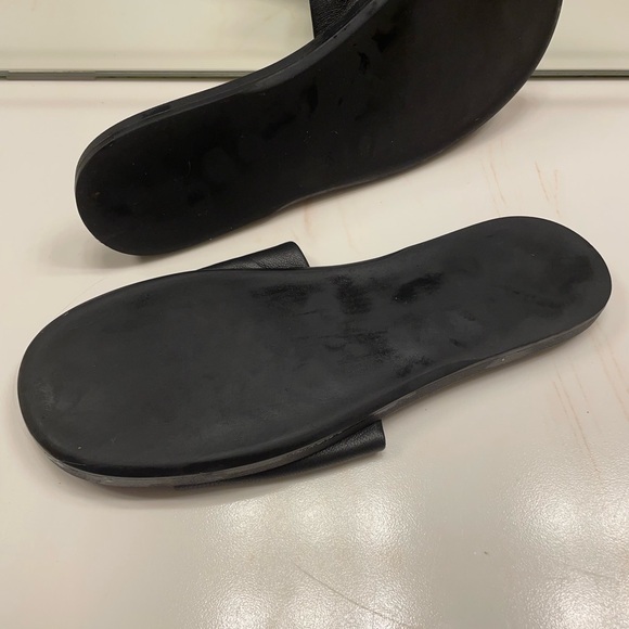 Steve Madden Black Slide Sandals for Women - Picture 2 of 3